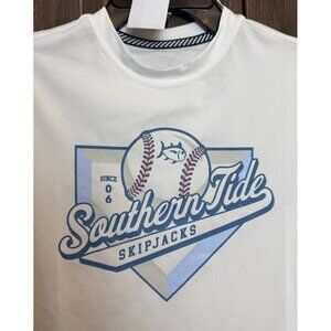 Southern Tide Boys Large 12-14 Performance Short Sleeve Boys Shirt baseball NWT